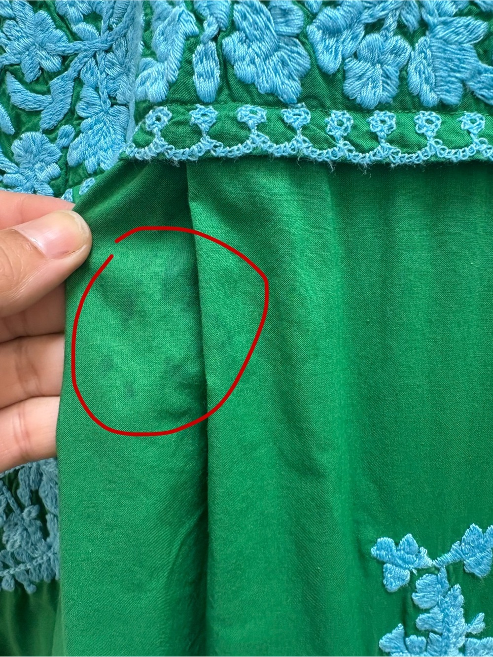 Frances Valentine Dress-size XL-small faint stains -see pic - Picture 10 of 13